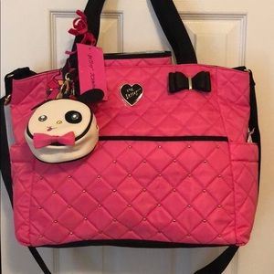 Betsey Johnson baby bag & accessories